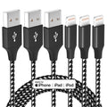 iPhone Charger Fast Charging Cord 3 Pack 10 FT Apple MFi Certified Lightning Cable Nylon Braided iPhone Charger Cord Compatible with iPhone 13 12 11 Pro Max XR XS X 8 7 6 Plus SE iPad and More